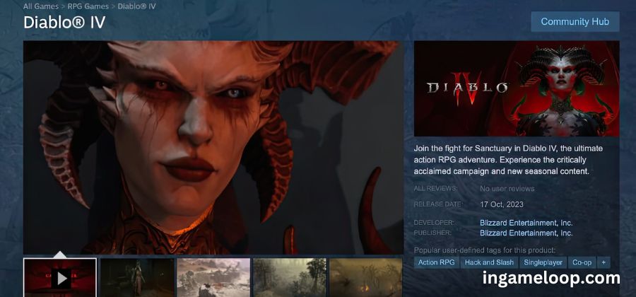 Diablo 4 Review Bombed Immediately After Steam Release
