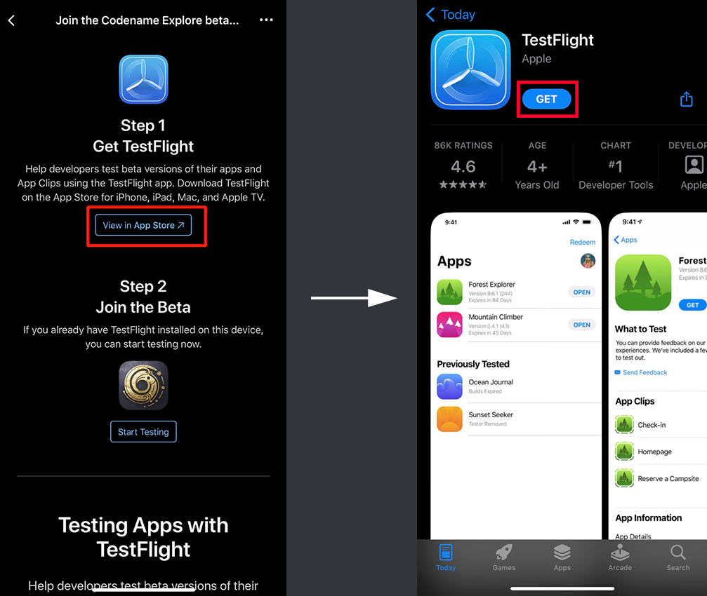 Installing TestFlight