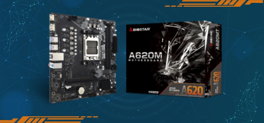 BIOSTAR Reveals New A620MT Motherboard